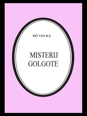 cover image of Misterij golgote